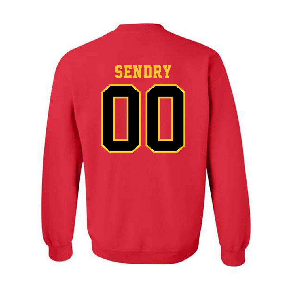 Ferris State - NCAA Football : Caseton Sendry - Replica Shersey Crewneck Sweatshirt-1