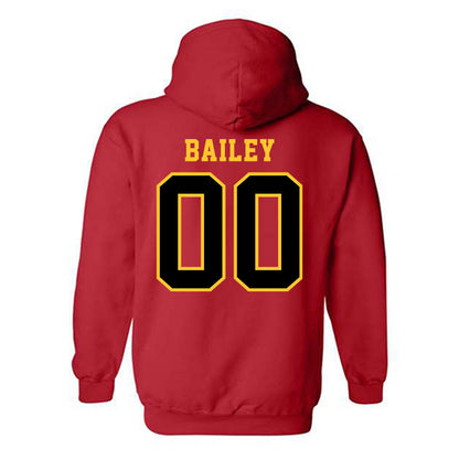 Ferris State - NCAA Football : Colby Bailey - Replica Shersey Hooded Sweatshirt-1