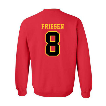 Ferris State - NCAA Football : Kade Friesen - Replica Shersey Crewneck Sweatshirt-1
