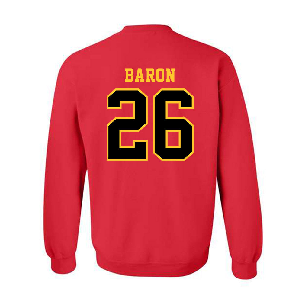 Ferris State - NCAA Women's Soccer : Isabella Baron - Replica Shersey Crewneck Sweatshirt-1