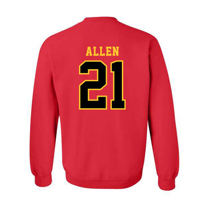 Ferris State - NCAA Football : Timothy Allen - Replica Shersey Crewneck Sweatshirt-1
