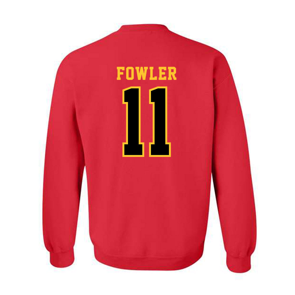 Ferris State - NCAA Football : Tyrone Fowler - Replica Shersey Crewneck Sweatshirt-1