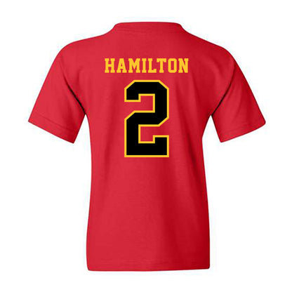 Ferris State - NCAA Men's Basketball : Tyler Hamilton - Replica Shersey Youth T-Shirt-1