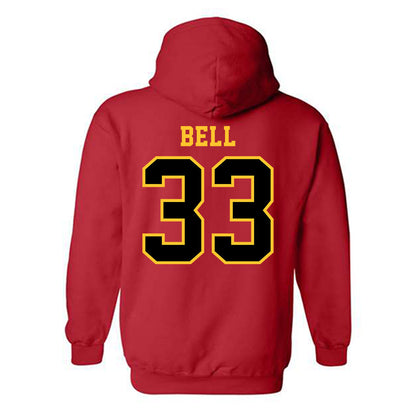 Ferris State - NCAA Softball : Cece Bell - Replica Shersey Hooded Sweatshirt-1