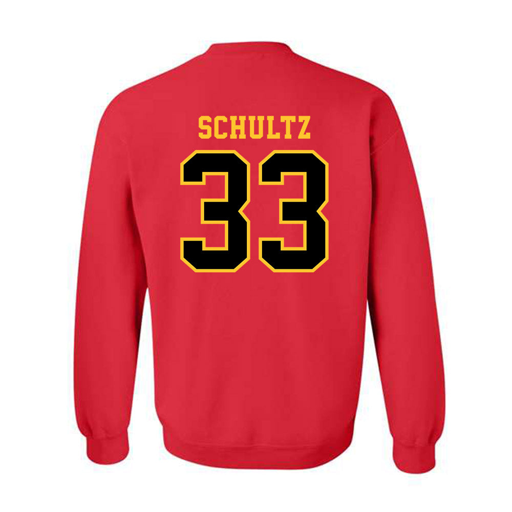 Ferris State - NCAA Women's Basketball : Ally Schultz - Replica Shersey Crewneck Sweatshirt-1