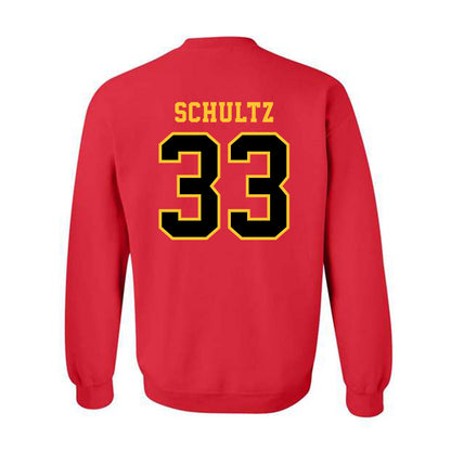 Ferris State - NCAA Women's Basketball : Ally Schultz - Replica Shersey Crewneck Sweatshirt-1