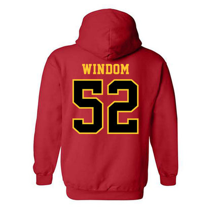 Ferris State - NCAA Football : Jarvis Windom - Replica Shersey Hooded Sweatshirt-1