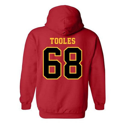 Ferris State - NCAA Football : Jordan Tooles - Replica Shersey Hooded Sweatshirt-1