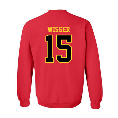Ferris State - NCAA Women's Volleyball : Corrie Wisser - Replica Shersey Crewneck Sweatshirt-1
