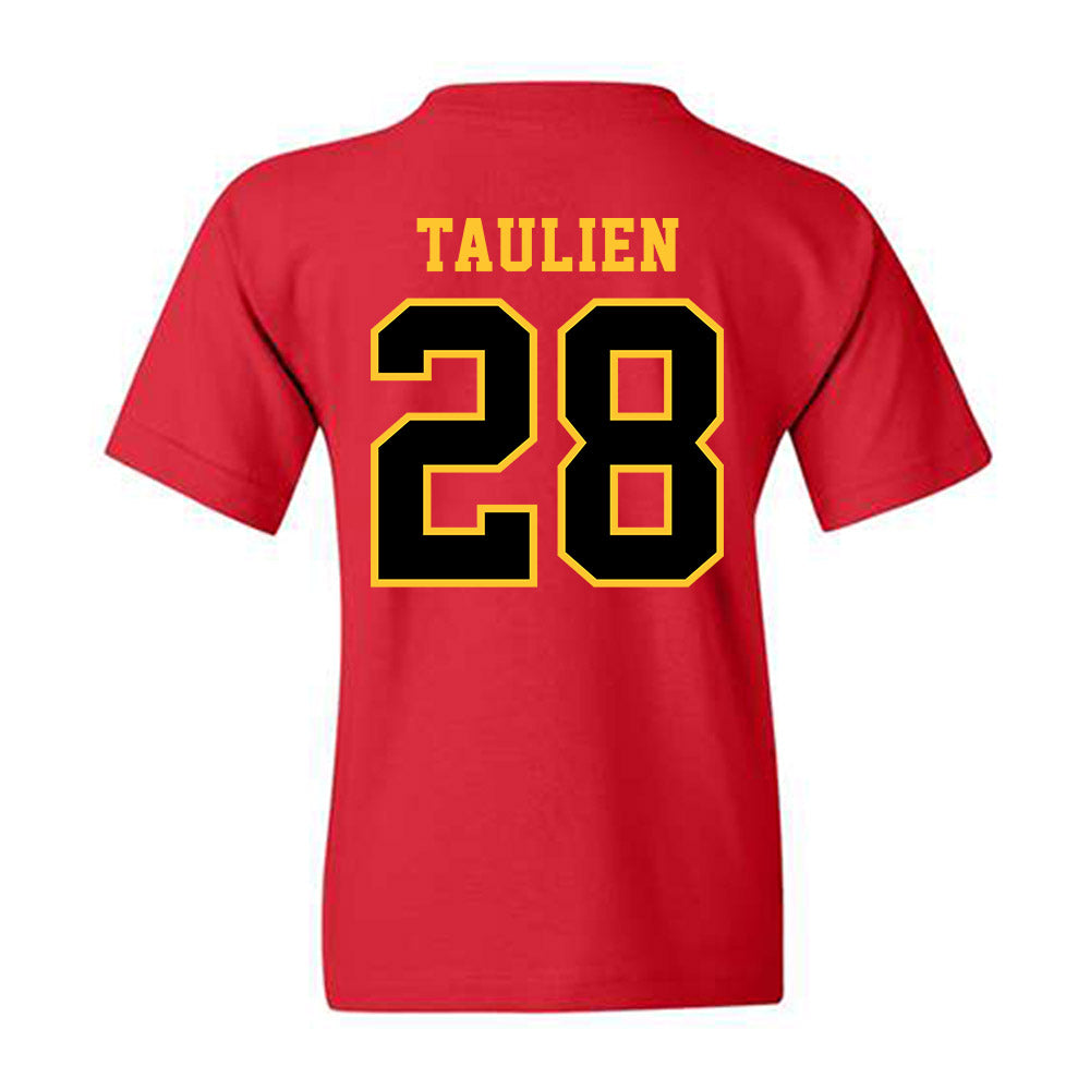 Ferris State - NCAA Men's Ice Hockey : Trevor Taulien - Replica Shersey Youth T-Shirt-1
