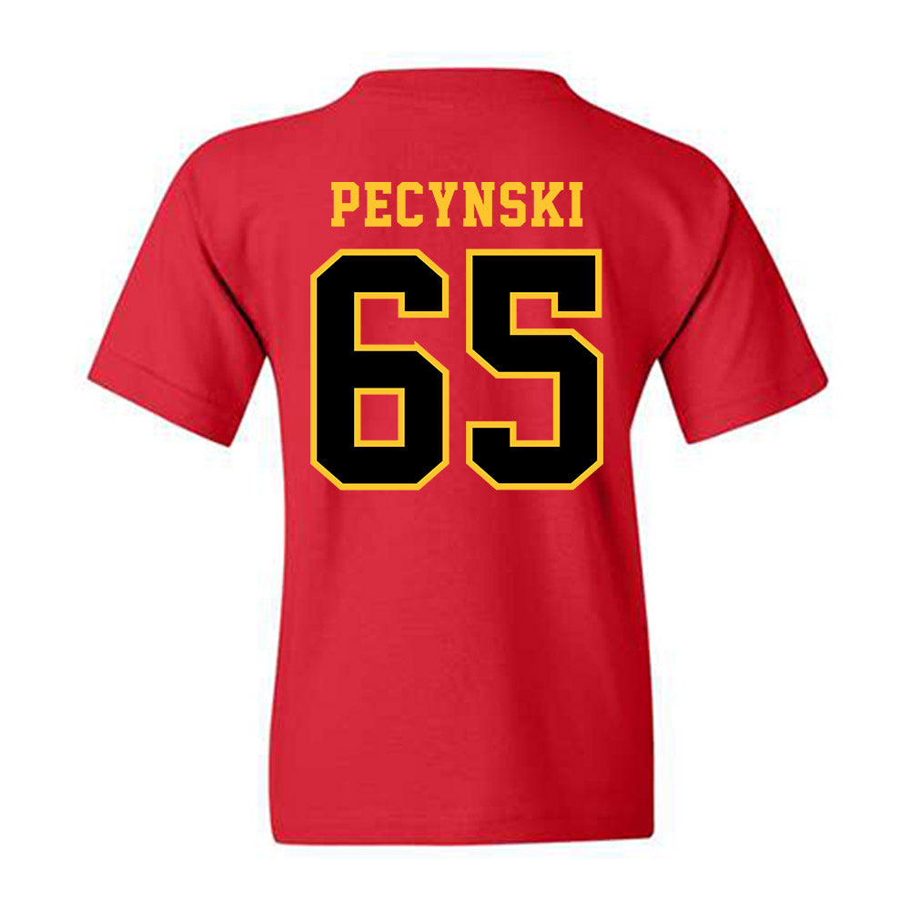 Ferris State - NCAA Football : Cory Pecynski - Replica Shersey Youth T-Shirt-1
