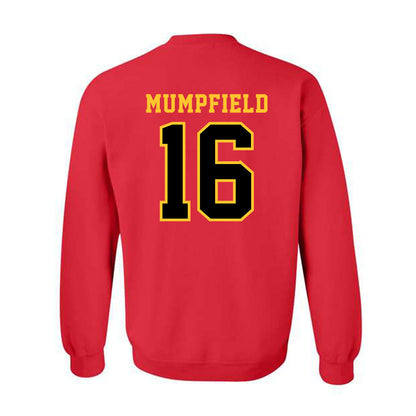 Ferris State - NCAA Football : Leeshaun Mumpfield - Replica Shersey Crewneck Sweatshirt-1