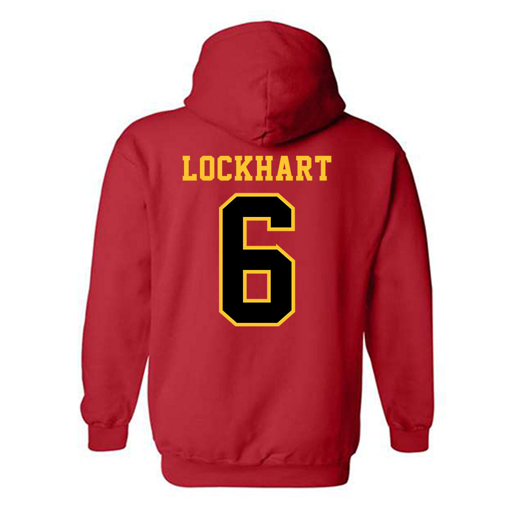 Ferris State - NCAA Women's Volleyball : Morgan Lockhart - Replica Shersey Hooded Sweatshirt-1