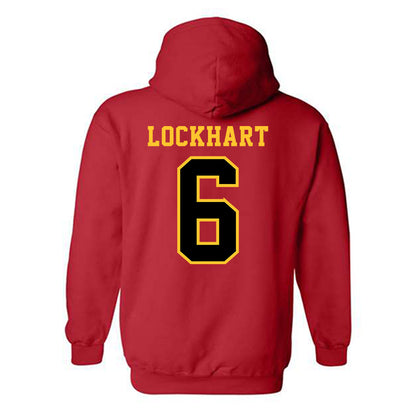 Ferris State - NCAA Women's Volleyball : Morgan Lockhart - Replica Shersey Hooded Sweatshirt-1