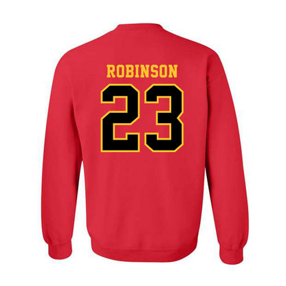 Ferris State - NCAA Football : James Robinson - Replica Shersey Crewneck Sweatshirt-1