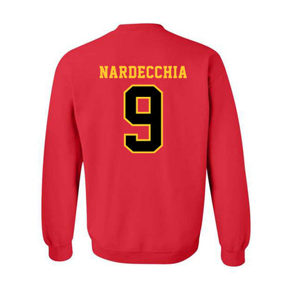 Ferris State - NCAA Men's Ice Hockey : Nick Nardecchia - Replica Shersey Crewneck Sweatshirt-1