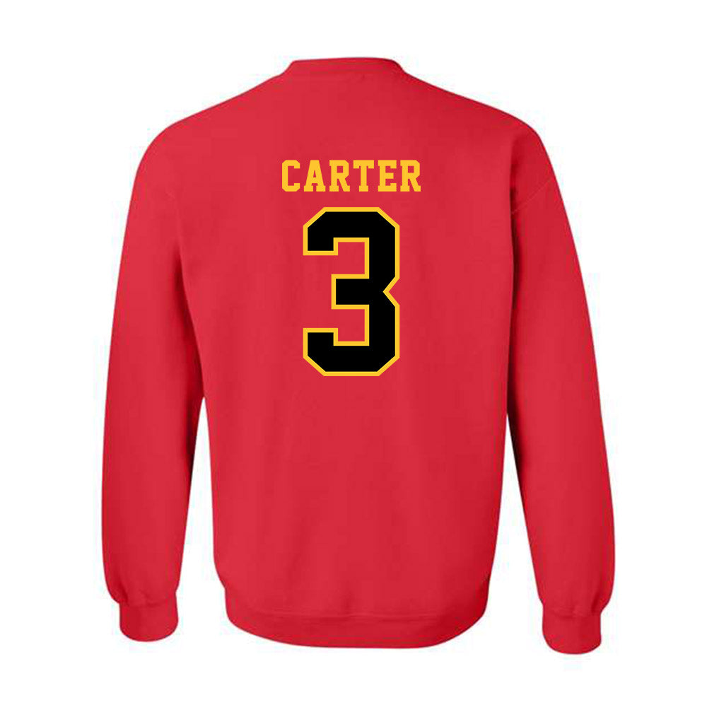 Ferris State - NCAA Football : Chase Carter - Replica Shersey Crewneck Sweatshirt-1