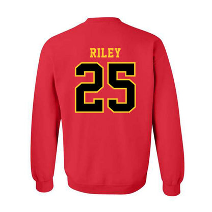 Ferris State - NCAA Women's Basketball : Mia Riley - Replica Shersey Crewneck Sweatshirt-1