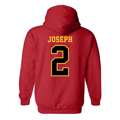 Ferris State - NCAA Softball : Jadyn Joseph - Replica Shersey Hooded Sweatshirt-1