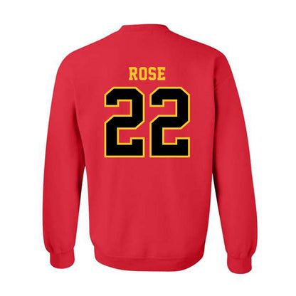 Ferris State - NCAA Football : Brady Rose - Replica Shersey Crewneck Sweatshirt-1