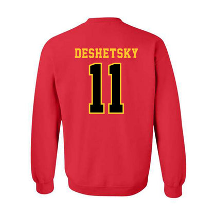 Ferris State - NCAA Women's Volleyball : Alana Deshetsky - Replica Shersey Crewneck Sweatshirt-1