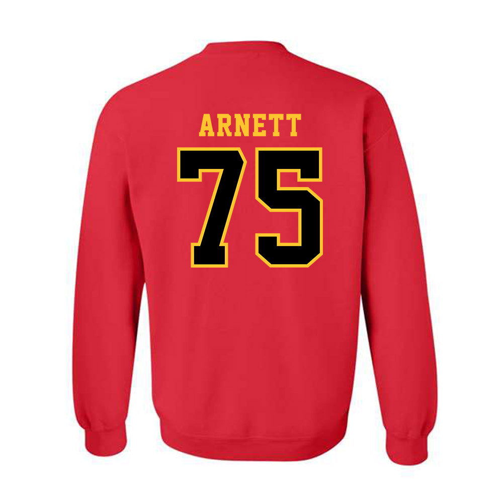Ferris State - NCAA Football : Dayne Arnett - Replica Shersey Crewneck Sweatshirt-1