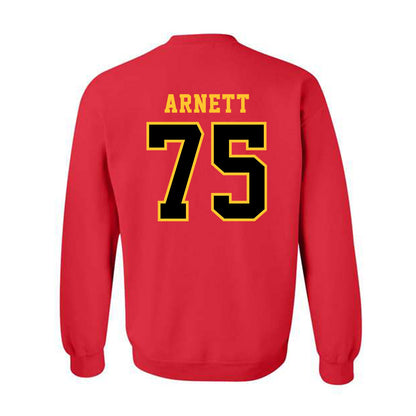 Ferris State - NCAA Football : Dayne Arnett - Replica Shersey Crewneck Sweatshirt-1