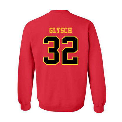 Ferris State - NCAA Women's Basketball : Melena Glysch - Replica Shersey Crewneck Sweatshirt-1