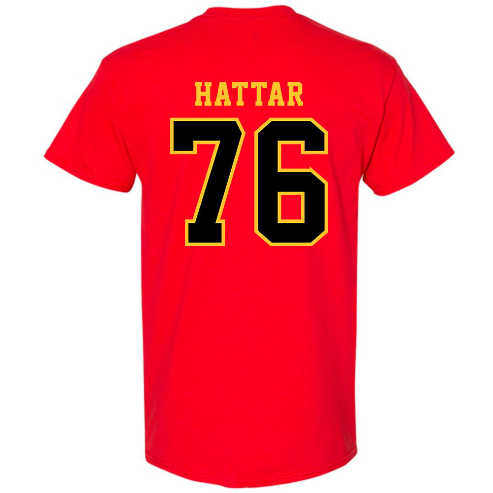 Ferris State - NCAA Football : Lawrence Hattar - Replica Shersey T-Shirt-1