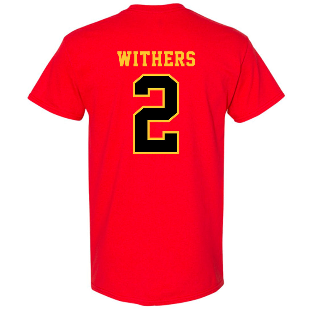 Ferris State - NCAA Softball : jasyl Withers - Replica Shersey T-Shirt-1