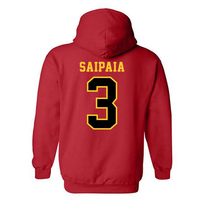 Ferris State - NCAA Football : Blaine Saipaia - Replica Shersey Hooded Sweatshirt-1