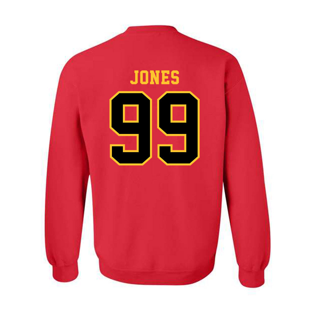 Ferris State - NCAA Football : markee jones - Replica Shersey Crewneck Sweatshirt-1