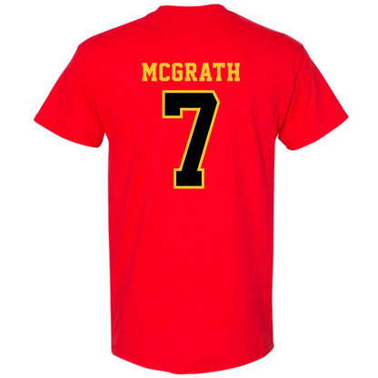 Ferris State - NCAA Men's Ice Hockey : Connor McGrath - Replica Shersey T-Shirt-1