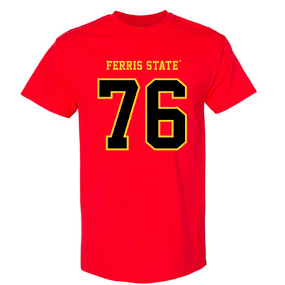 Ferris State - NCAA Football : Lawrence Hattar - Replica Shersey T-Shirt-0