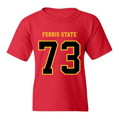 Ferris State - NCAA Football : Mack Bontekoe - Replica Shersey Youth T-Shirt-0