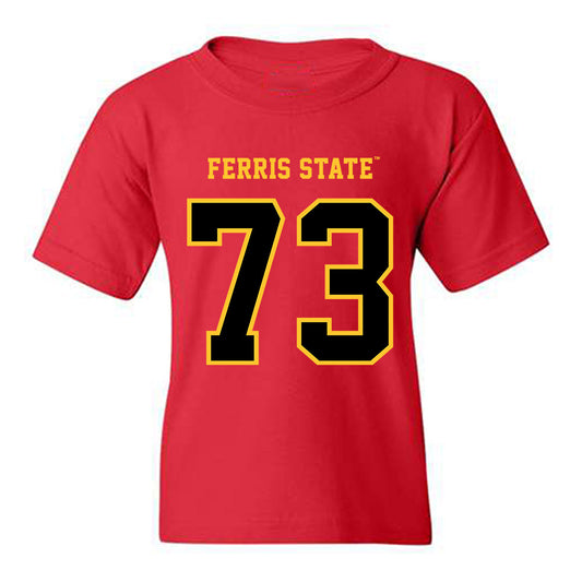 Ferris State - NCAA Football : Mack Bontekoe - Replica Shersey Youth T-Shirt-0
