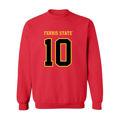Ferris State - NCAA Softball : Katie Shuboy - Replica Shersey Crewneck Sweatshirt-0