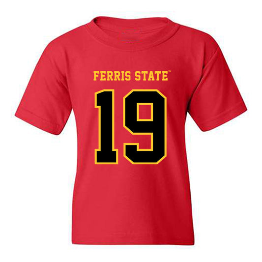 Ferris State - NCAA Football : Zay Byars - Replica Shersey Youth T-Shirt-0