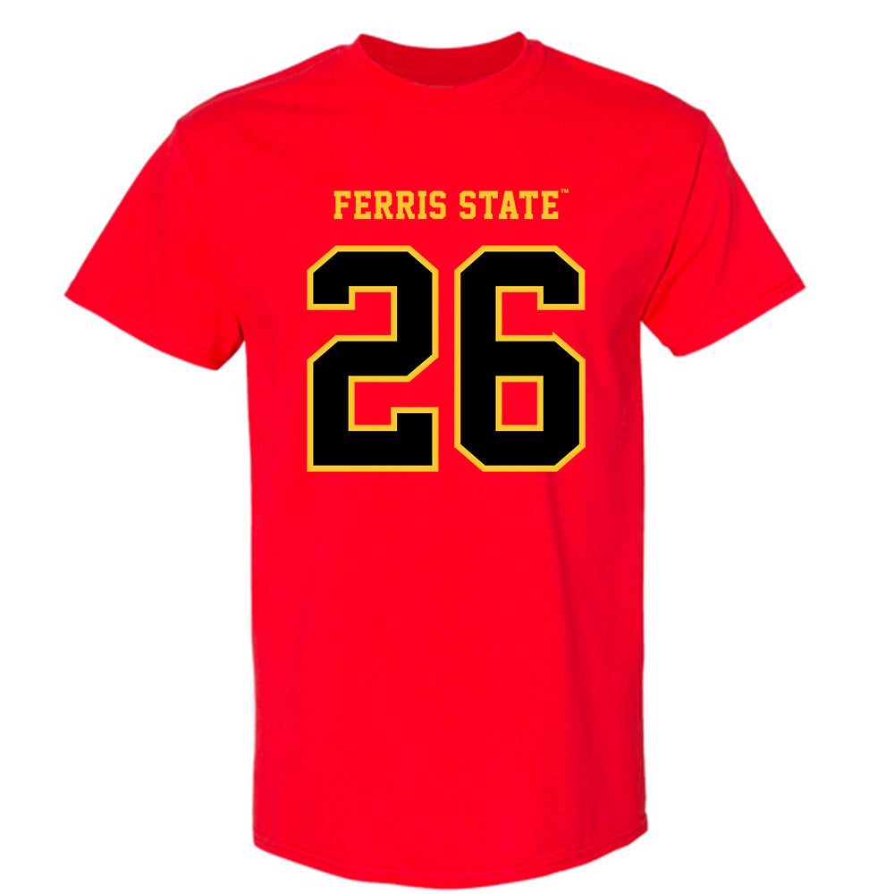 Ferris State - NCAA Women's Soccer : Isabella Baron - Replica Shersey T-Shirt-0