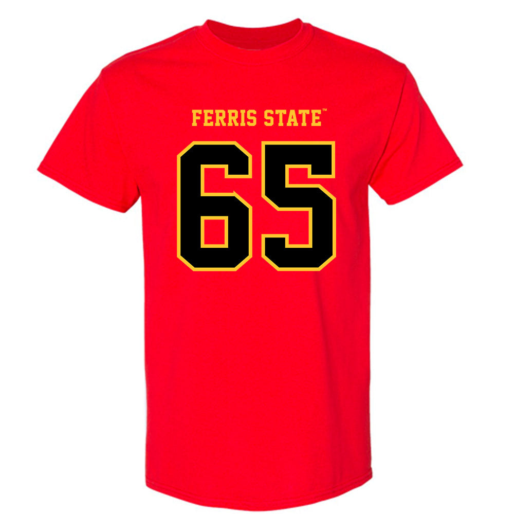 Ferris State - NCAA Football : Cory Pecynski - Replica Shersey T-Shirt-0