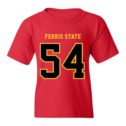 Ferris State - NCAA Football : Jshawn Kennedy - Replica Shersey Youth T-Shirt-0