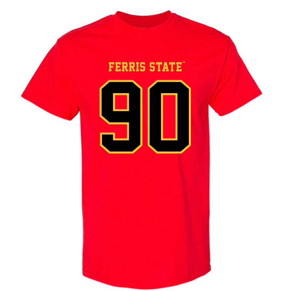 Ferris State - NCAA Football : Royce Daugherty - Replica Shersey T-Shirt-0