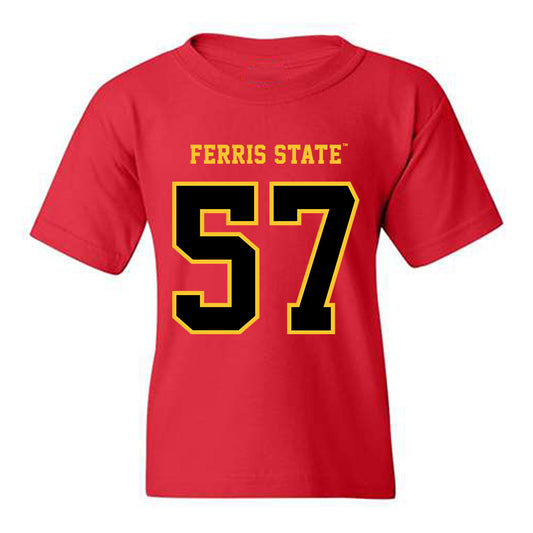 Ferris State - NCAA Football : Jaylen Washington - Replica Shersey Youth T-Shirt-0