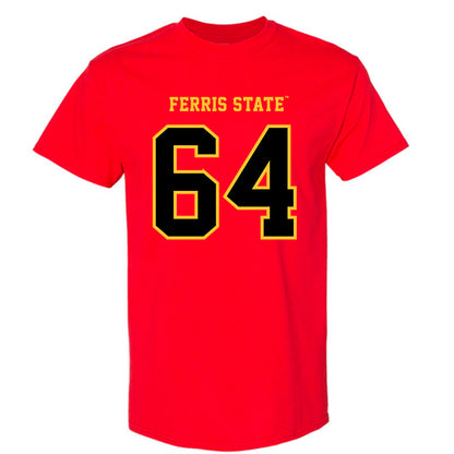 Ferris State - NCAA Football : Cameron Heiss - Replica Shersey T-Shirt-0