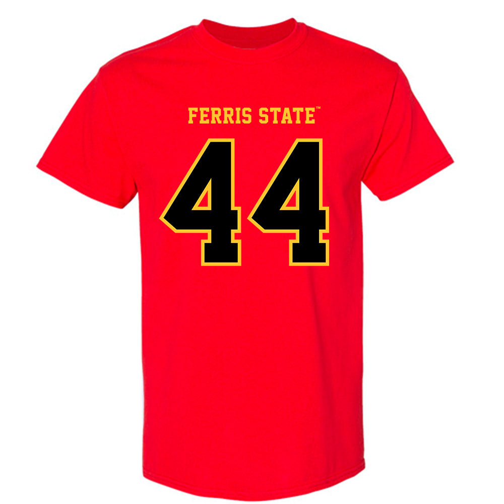 Ferris State - NCAA Football : Kailib Davis - Replica Shersey T-Shirt-0