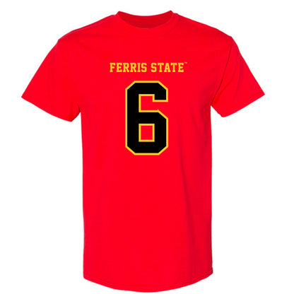 Ferris State - NCAA Women's Volleyball : Morgan Lockhart - Replica Shersey T-Shirt-0