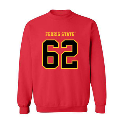 Ferris State - NCAA Football : Martaz Charles - Replica Shersey Crewneck Sweatshirt-0