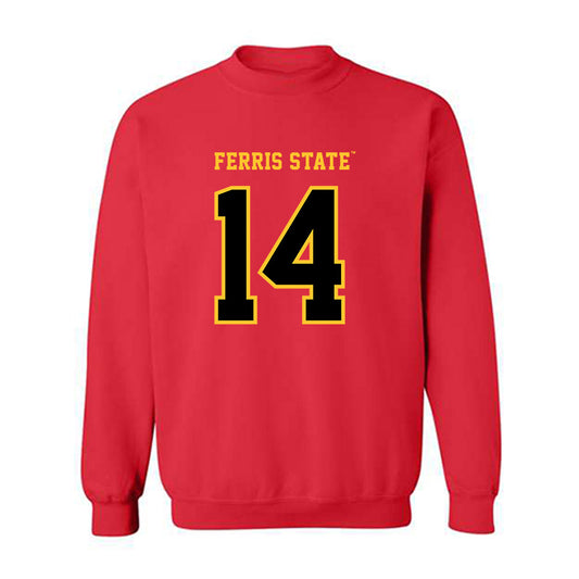 Ferris State - NCAA Football : Timothy Ormond II - Replica Shersey Crewneck Sweatshirt-0