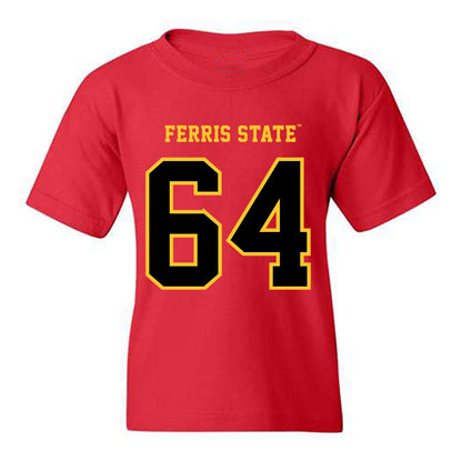 Ferris State - NCAA Football : Cameron Heiss - Replica Shersey Youth T-Shirt-0