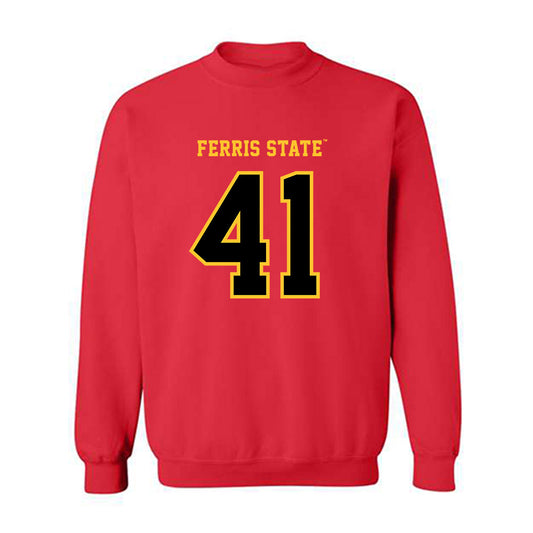Ferris State - NCAA Football : Michael Bush - Replica Shersey Crewneck Sweatshirt-0